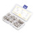 115PCS Hex Self Drilling Screw M4.2 304 Stainless Steel High Hardness Screws with Washer for Garage
