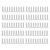 100Pcs Flat Cross Screw 304 Stainless Steel Fasteners M4x16mm for Injection Molding Machinery