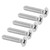 100Pcs Flat Cross Screw 304 Stainless Steel Fasteners M4x16mm for Injection Molding Machinery
