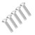 100Pcs Flat Cross Screw 304 Stainless Steel Fasteners M4x16mm for Injection Molding Machinery
