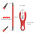 500V Insulated Screwdriver Voltage Tester 2-in-1 Reversible Magnetic Slotted and Cross Screwdriver Electroprobe Multi Screwdrivers for Testing Circuit