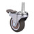 4pcs 2in Universal TPE Rubber Caster Wheel for Medical Equipment Trolley Furniture (Brake)