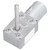 Gear Motor Speed Reduction Worm Self Locking M6 Thread 50mm Shaft Length JGY‑370DC6V 66RPM