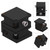 Sliding Stage Manual Gear Rotating FineTuning Dovetail Guide Displacement Platform 25x25mm
