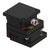 Sliding Stage Manual Gear Rotating FineTuning Dovetail Guide Displacement Platform 25x25mm