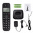 Cordless Telephone with Telephone Answering Machine 3 Lines LCD Caller ID Support Up to 5 Handsets Connection 50 Phone Book Memories