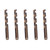 5Pcs Twist Drill Bit High Speed Steel Parallel Shank Drilling Tool Set Kit for Copper Iron10mm