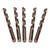5Pcs Twist Drill Bit High Speed Steel Parallel Shank Drilling Tool Set Kit for Copper Iron10mm