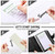 A6 PU Leather Colorful Aurora Magnetic Buckle Budget Organiser Budget Planner Financial Planner Budget Binder for Budgeting Money Saving Folder