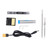 Digital Display Electric Soldering Iron Set with Solder Tip Stand Hex Wrench Portable Welding Tool DC12V‑25V