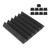 10Pcs Acoustic Panel Sound Absorbing Foam Soundproof Insulation Set Kit for Home Studio