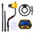 Professional Metal Detector P/P Function Disc Mode High Sensitivity Adjustable Waterproof Metal Finder 7 Target Categories Underground Treasure Hunter LCD Display