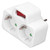 European Standard Power Converter Adapter Illuminated Socket with Switch 2P Waterproof 16A