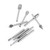 10pcs High Speed Steel Burrs Rotary Files Woodworking Carving Tool Set 1/8inch Shank