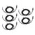 5Pcs Magnetic Proximity Sensor Approach Switch AC DC 5‑240V Input 100mA Output for Detection