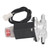 Gas Leakage Detector Audible Visual Alarm 12VDC Gas Detection Shut Off Valve Set AC 90‑240V US Plug