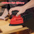 Detail Sander 130W 1.1A Powerful Motor 12000RPM Electric Sander with 15PCS Sandpapers Dust Bag Sponge Disc Wool Disc Cotton Disc Scouring Pad Soft Grip Handle Compact Hand Sanders for Woodworking