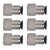 Female Straight Pneumatic Connecter Straight Pneumatic Quick Fitting Air Line Connector4-02
