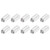 10Pcs Aluminum Alloy Spacer Round Unthreaded Standoff Support Accessories Outer Diameter 6mmLong 11mm