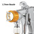 Paint Sprayer Set Ergonomic Handle Adjustable Valve High Volume Low Pressure Pneumatic Spray Gun With 1000ml Spray Can
