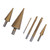 Step Drill Bit Set Universal Triangle Shank HSS High Hardness Pagoda Drill Bit Set with Storage Box for Cast Iron