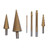 Step Drill Bit Set Universal Triangle Shank HSS High Hardness Pagoda Drill Bit Set with Storage Box for Cast Iron