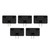 5Pcs Plug Adapter  1 to 3 Travel Power Converter 180° Rotation