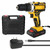 21V Cordless Electric Drill Brushed Motor 2 Speeds Adjustment 18 Gears of Torsion Adjustable Holes Drilling Machine