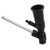 Small Pool Vacuum Portable Pond Vacuum Cleaner with 5 Section Aluminum Alloy Rod Nylon Fine Mesh Bag for Spa Hot Tub Black EU Standard