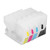 Ink Cartridge Red Blue Yellow Black 4 Colors Printing Accessory Set Kit for Printer LC3117