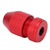 Adjustable Drill Stop Collar Aluminum Alloy Red Anti Slip Nylon Inner Ring Drill Stop Collar for Woodworking For 0.04 to 0.2in Drill Bit