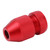 Adjustable Drill Stop Collar Aluminum Alloy Red Anti Slip Nylon Inner Ring Drill Stop Collar for Woodworking For 0.04 to 0.2in Drill Bit