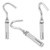 10Pcs Expansion Screw Hook 304 Stainless Steel Wall Concrete Brick Fastener Hardware M6