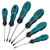 6Pcs set Magnetic Tip Screwdriver Steel Screw Driver Cross Flat Head NonSlip Handle