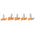 5Pcs 6mm Shank Router Bit Yellow Milling Cutter for Cabinet Door Woodworking Cutter Tools