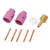 9Pcs Welding Cup Torch Collet Set Copper PTFE TIG Welding Cup Collet Body Accessory for WP 17 18 26