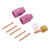 9Pcs Welding Cup Torch Collet Set Copper PTFE TIG Welding Cup Collet Body Accessory for WP 17 18 26