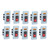 10Pcs Push Button Switch Press Power Control Station Box 3 Phase ON OFF 380V 30A TBSS‑330