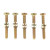 10PCS M6 Carbon Steel 50mm Furniture Bolts With 6mm Barrel Nuts Connector Fastener