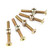 10PCS M6 Carbon Steel 50mm Furniture Bolts With 6mm Barrel Nuts Connector Fastener