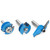 3pcs Cemented Carbide 1/2" Shank Router Bit Set Woodworking Milling Cutter Tool