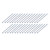 20Pcs Hex Flange Bolt Extended M8 Carbon Steel Hex Head Screw for Generator Blue White Zinc M8 X 205