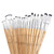24PCS Paint Brushes Set Kit Artist Professional Paintbrush Round Brushes with Nylon Hair for Acrylic Aquarelle Watercolor Gouache Face Painting Great Art Drawing Supplies for Painter Students Beginners