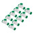 10Pcs Tee Connector 3 Way Quick Connect Push Water Pipe Adapter Hose Connector for Irrigation 20mm/ 0.8in ID