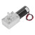 DC Geared Motor Small 18W Large Torsion Reversible Turbine Worm Speed Reduction Motor with Self Locking DC12V 0‑200RPM Per Minute