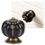 Ceramic Pumpkin Knobs European Style Handle Pull for Room Cabinet Drawer Furniture (Black)