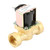 DC 12V Brass DN15 G1/2 Normal Closed Copper Body Water Valve Electric Solenoid Valve