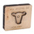 Leather Cutting Mold Bull Head Shape Small Deformation Alloy Steel Craft Wood Cutting Die for DIY