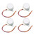 10Pcs Stepper Motor Step Copper Coil High Torsion DC 5V Accessory for Furniture Fan
