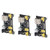 3Pcs Breadboard Power Supply Module for Prototype Board DC 6.5‑12V USB Power 3.3V/5V